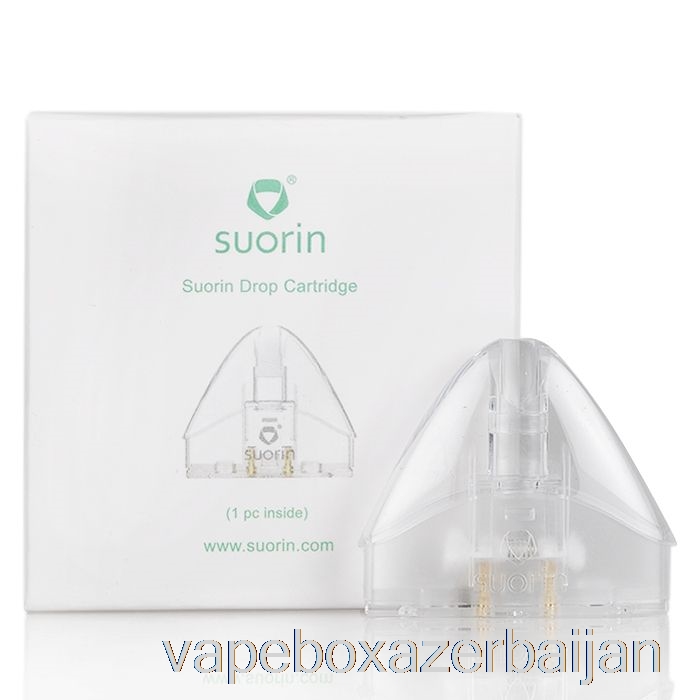 E-Juice Vape Suorin Drop Replacement Pod Cartridges Single - Clear